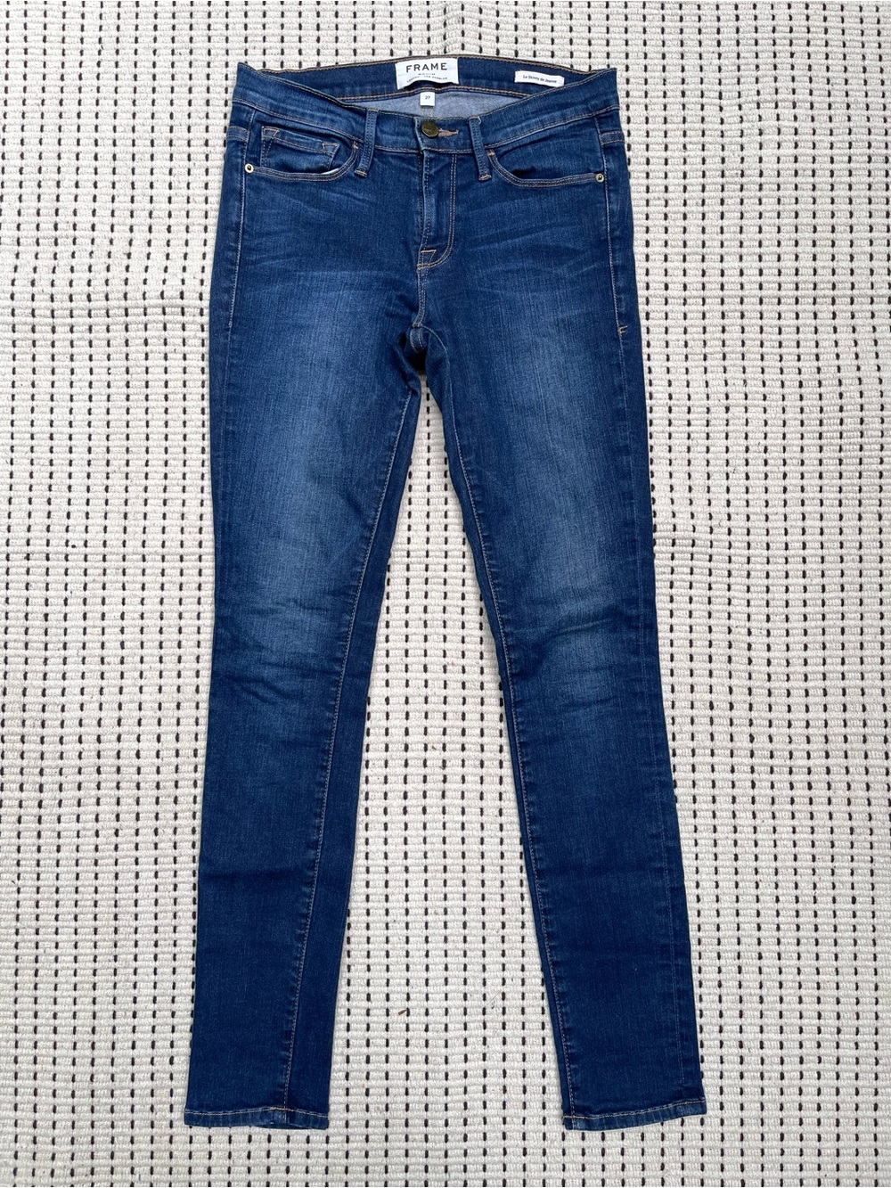 FRAME Le‎ Skinny de Jeanne Dark Wash Skinny Jeans Size 27